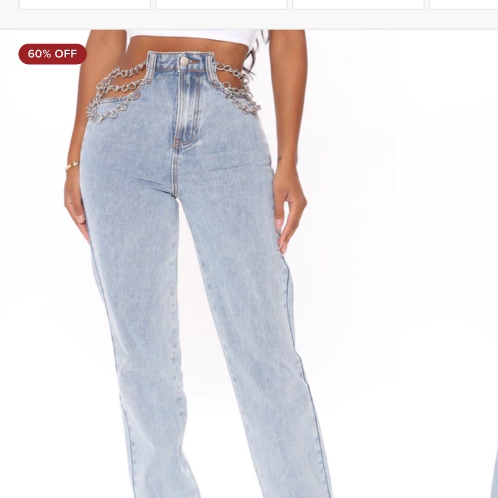 Light wash jeans